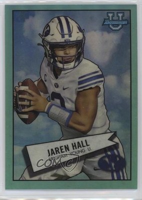 2022 Bowman U Chrome 1952 Bowman Aqua Refractor 47/150 Jaren Hall #52BF-14 0j3l