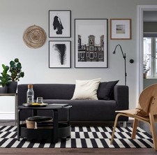 Ikea KLIPPAN Divano a 2 posti, Vansbro nero. Ancora Imballato.