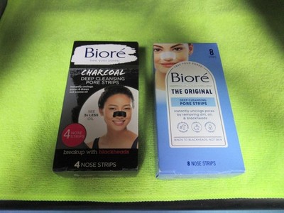 Biore Deep Cleansing Pore Strips, The Original 8 Count 019100031081VL LOT OF 2