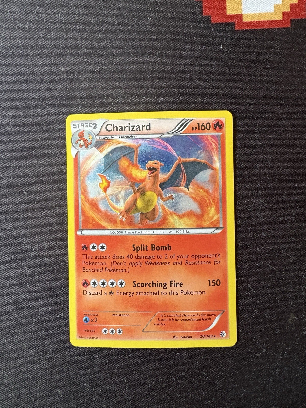 Charizard 20/149 Holo Rare Boundaries Crossed Pokemon TCG - NM