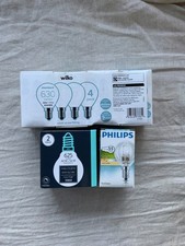 Image of 7 x 42 WATT CLEAR HALOGEN GOLF ENERGY SAVING LIGHT BULBS SES E14