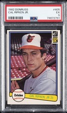 1982 DONRUSS #405 CAL RIPKEN JR. ROOKIE RC PSA 5