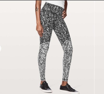 Lululemon Wunder Under Hi-Rise Tight *Blocked Full-On Luxtreme 28'' 4 Black I3