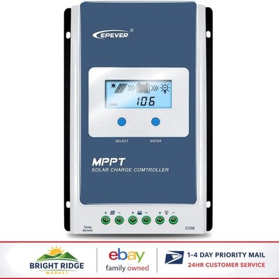 High-Efficiency MPPT Solar Panel Controller with LCD Display and Safety Features