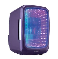 Frigidaire 6-Can/4L Retro Mini Refrigerator with Lights Purple EFMIS179-PURPLE