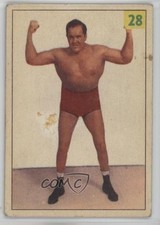 1955-56 Parkhurst Wrestling Jim 'Goon' Henry #28 14mg