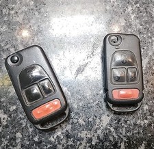 2 Mercedes Oem Flip Key Switchblade 3 Button Original Parts Repair