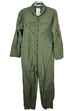 U.S. Military Flight Suit Flyer Mens CWU 27/P Aramid Coveralls Sz 40 Reg  5 