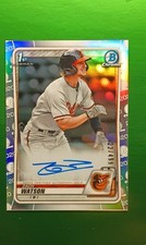 2020 Bowman Chrome - Prospect Autographs Zach Watson #CPA-ZW Refractor /499 (AU,