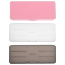 3 Pcs Plastic Storage Box for Nail Tools Nails Supplies Organizer
