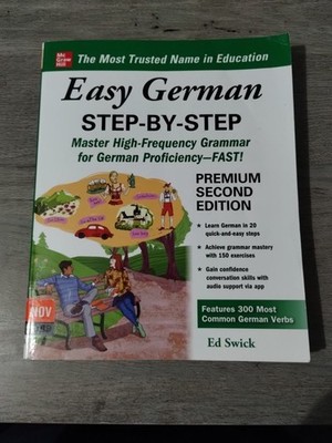 Easy German Step-By-Step, Second Edition by Ed Swick (2019, Trade Paperback)
