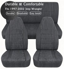 Heavy Duty Canvas Suv Car Seat Covers Fits Jeep Wrangler Tj 97-02 Sahara Sport Heavy Duty Canvas Suv Car Seat Covers Fits Jeep Wrangler Tj 97-02 Sahara Sport