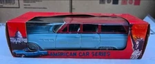 Vintage 1960's Japan Tin Friction Drive Buick Estate Station Wagon by Bandai