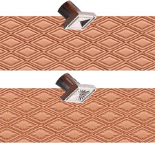 Leather Stamping Tools,2 Pack Professional Leather Stamps for Craft Working 84-1