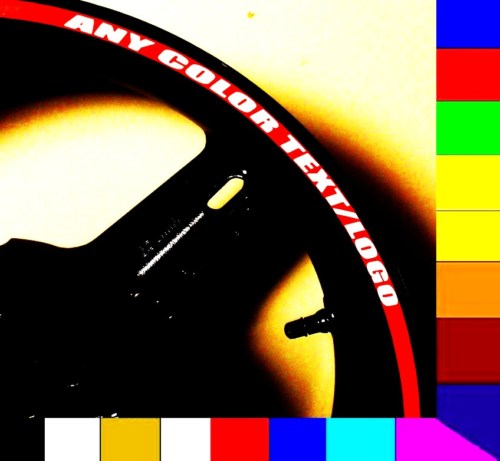 REFLECTIVE CUSTOM RIM STRIPES WHEEL DECALS TAPE STICKERS KAWASAKI