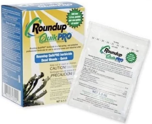 Roundup QuikPro Weed Killer Herbicide 73.3% QuickPro 5 Packets, 1 packet per Gal