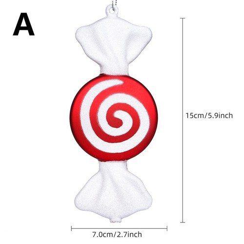 Christmas Tree Candy Ornaments Gift Xmas Trees Pendant Hanging Decoration 2024 - Picture 2 of 16