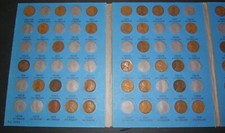 Lincoln Head Cent Collection 1909-1940 No. One No. 9004 Folder with 48 Pennies