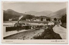 Lochgoilhead Scotland Dock  Steamship Vintage Photo Postcard UK