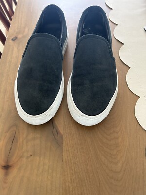 Common Projects 37 Women Black Suede Slip-on Sneaker