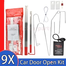 9x Universal Car Door Lost Lock Out Air Pump Unlock  Opening Tool Kit  open tool