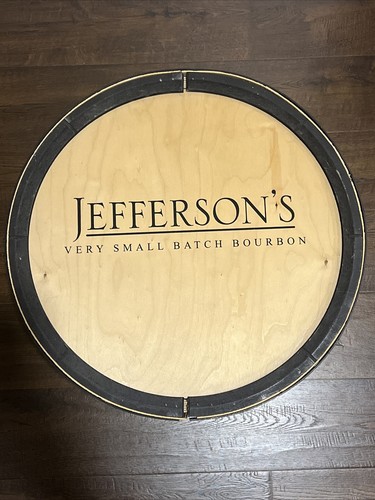 JEFFERSONS BOURBON ADVERTISING BARREL