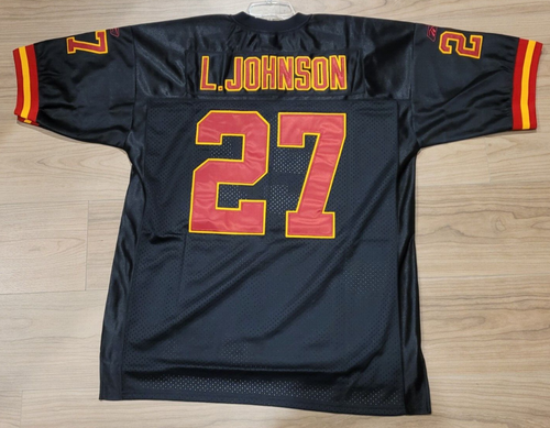 NWT! KC CHIEFS AUTHENTIC ALT Jersey by Reebok - Larry Johnson #27 - Size 52