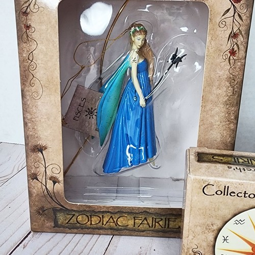Pisces, Sagittarius Fairy Figurine NIB Jessica Galbreth Zodiac Fairies w/ Stand - Picture 8 of 11