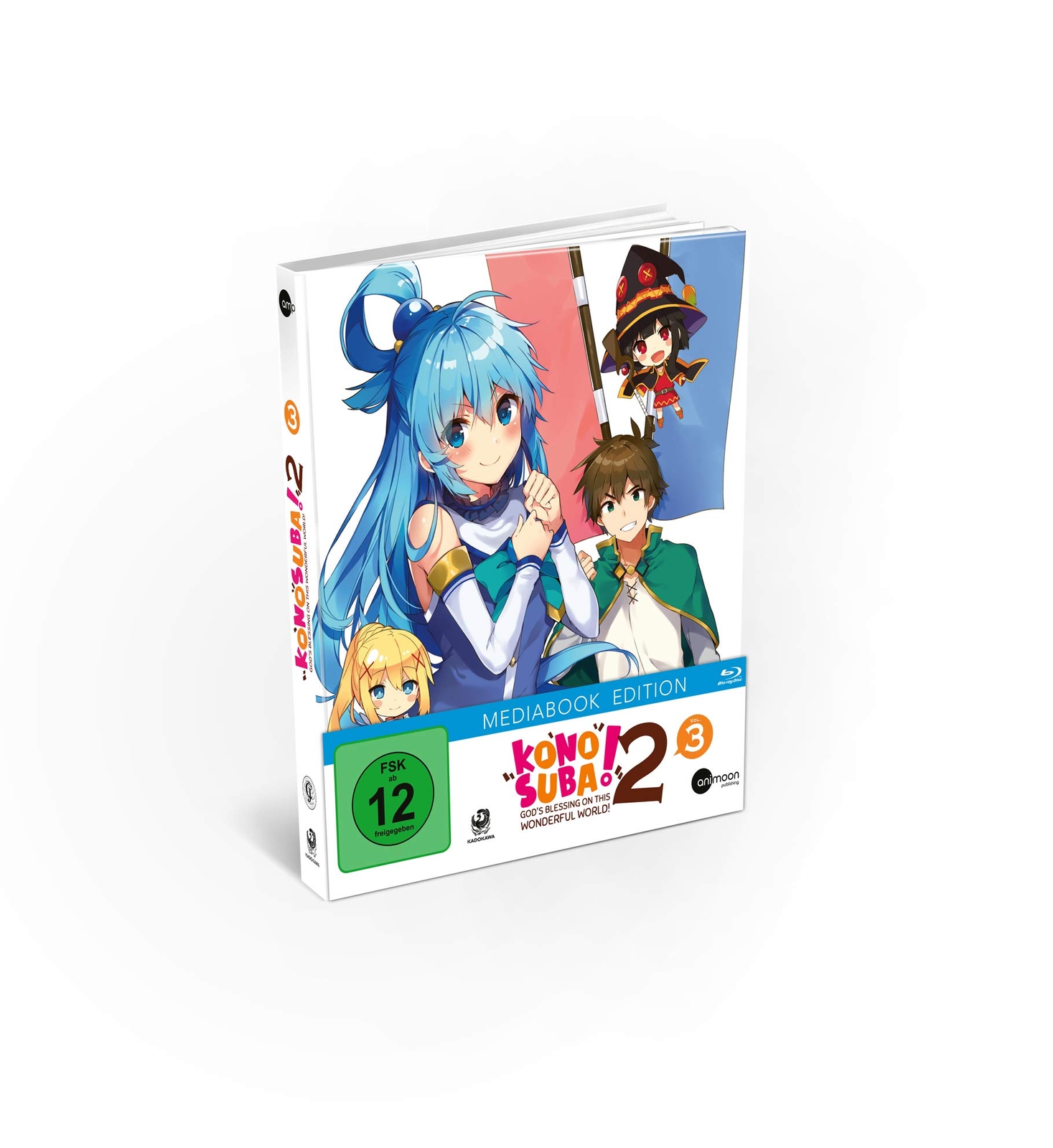 Konosuba Season 2 Vol.3 (Mediabook) (Blu-ray)