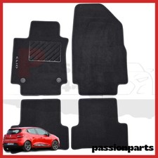 TAPPETI RENAULT CLIO IV DAL 2012 AL 2019 IN MOQUETTE TAPPETINI CON RICAMO E FIX