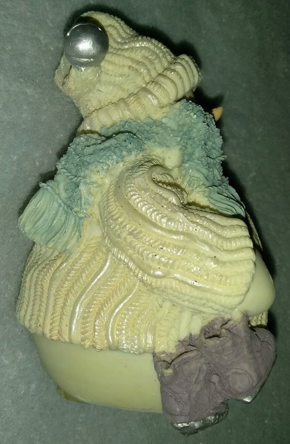 JUBILEE GIFTWARE SNOWMAN HOLDING ICE SKATES, BAG OF HOLLY CERAMIC