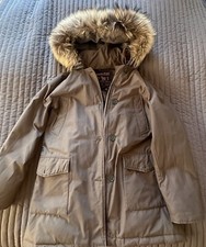 Woolrich Arctic Parka Df Ramar Cloth Four Pockets Detachable Fur Small Grey