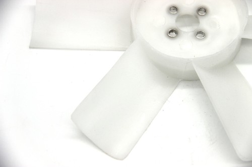 Ventilador de refrigeración para Suzuki LJ80 6 aspas blanco 4 orificios de montaje - Imagen 8 de 10