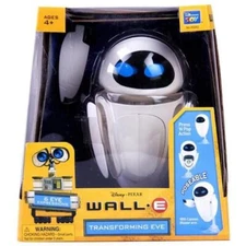 Disney Pixar Wall-e Thinkway Toys Transforming Wall-e Robot