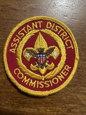 Boy Scout Assistant District Commissioner Position Patch 3” Round | eBay
