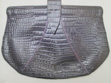 -AUTHENTIQUE  sac pochette CHARLES JOURDAN   cuir  TBEG   bag vintage