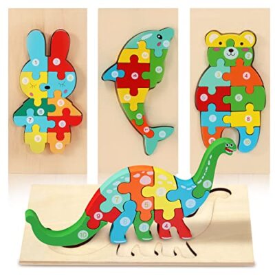 Oderra Legno, Pezzi puzzle bambini Anni, Educativo