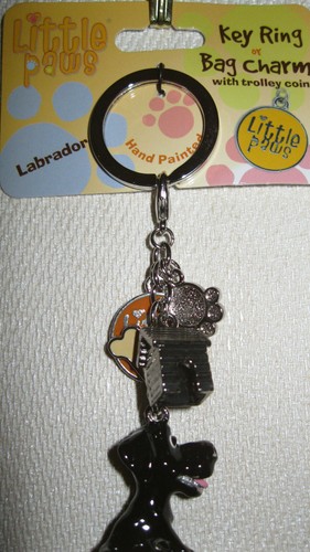 LITTLE PAWS KEYRING/BAG CHARM - ASSORTED DOG BREEDS - PLEASE CHOOSE - BRAND NEW - Picture 5 of 20