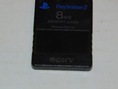 Sony Playstation 2 PS2 Official OEM MagicGate 8mb Memory Card Genuine  SCPH-10020