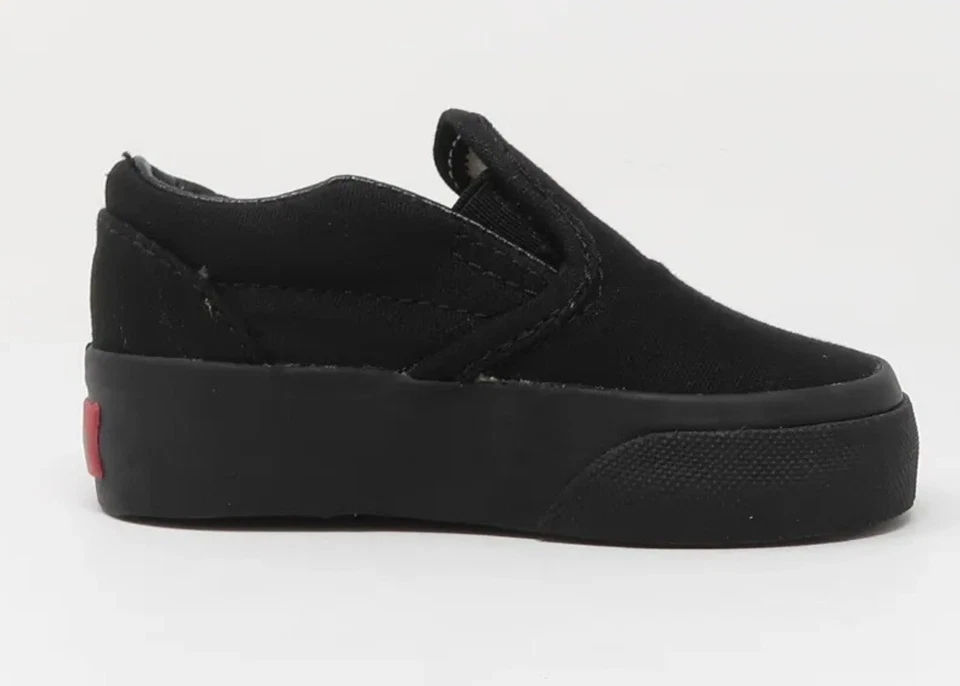 Novo na caixa - Sapatos de lona VANS Classic preto infantil 4.0 - Imagem 2 de 4