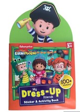 Fisher Price Little People Halloween Dress-Up Friends Sticker Activity Book 3 