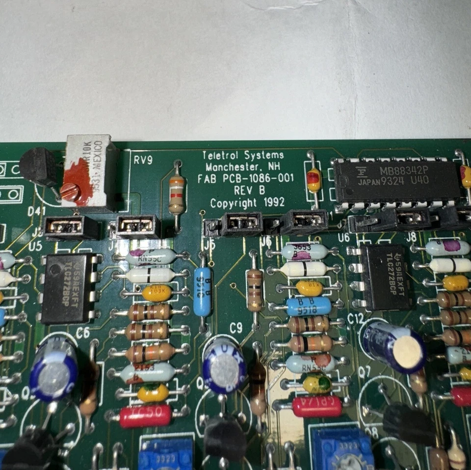 Placa TELETROL PCB-1086-001 / PCB1086001 Foto 2 de 4