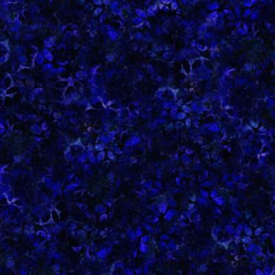 By The Yard ~ Navy Petal Blender Digital Cotton $3.99 Ships ANY Amount Of Fabric