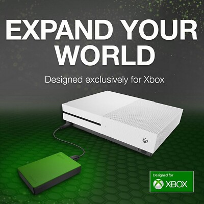Seagate Gaming - 4TB Game Drive for Xbox - Limited Edition Green