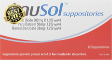 Haemorrhoidal Suppositories, Pack of 12