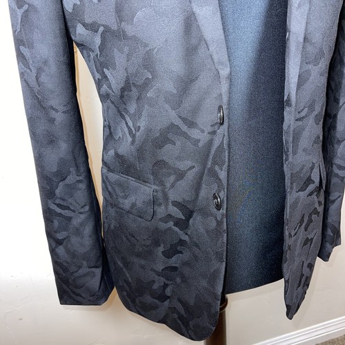 St Laurent Paris Black Camo dinner jacket size 50 eBay