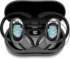 EXSulity True Wirelles Earbuds, Black, K118, Damaged Box