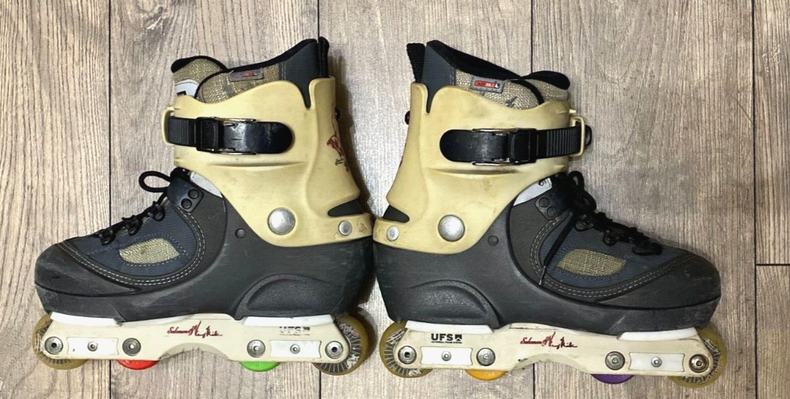 SALOMON VINNY MINTON Aggressive Inline Skates 56mm Gray White size