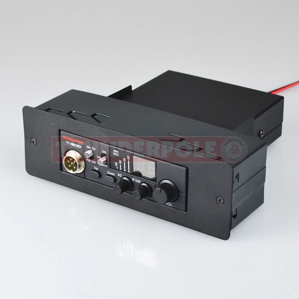 Thunderpole CB Radio Metal DIN Mount | Dashboard Bracket Facing Plate for T-800