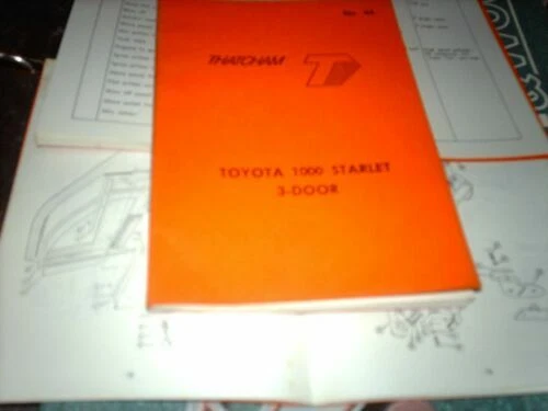 Starlet Workshop Manuals Car Service & Repair Manuals